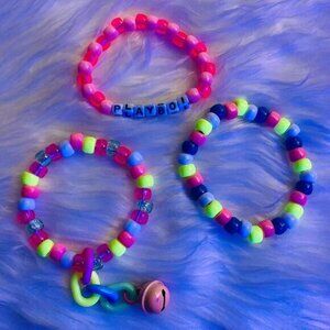 🍒 5/$25 🍒 Rave Kandi Bracelets | I17